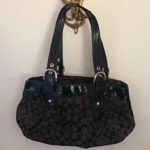 Black coach bag